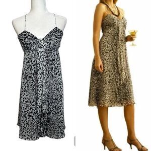 Banana Republic Women's Size 4 P 100% Silk Slip‎ Dress Fairy Whimsical Vtg. Y2K